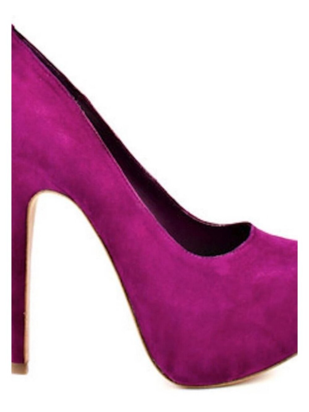 Dolce Vita Grechen Magenta Suede Platform Pump High Heels